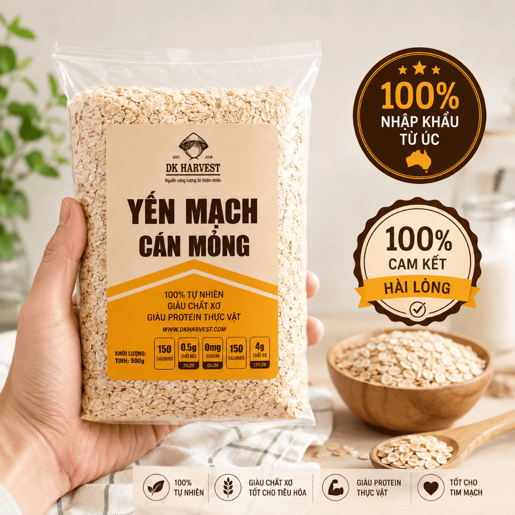3Kg yến mạch tặng thêm 1kg